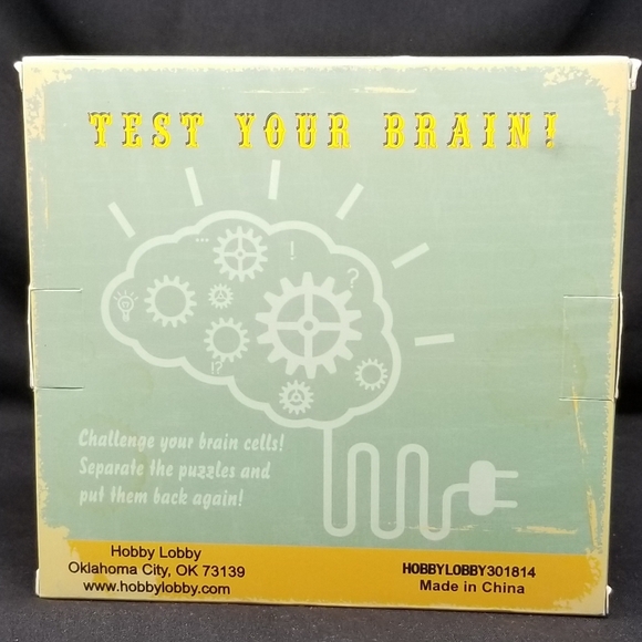 NEW - 12 PIECE METAL PUZZLES - TEST YOUR BRAIN! - Picture 2 of 3
